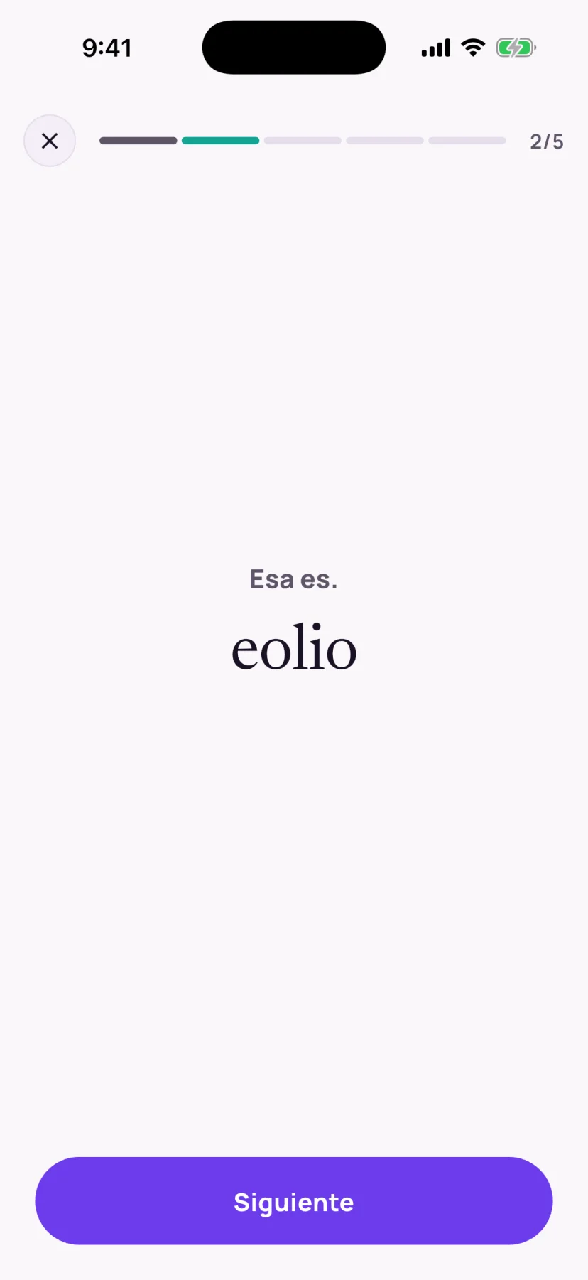Resumen de la sesión con las respuestas marcadas